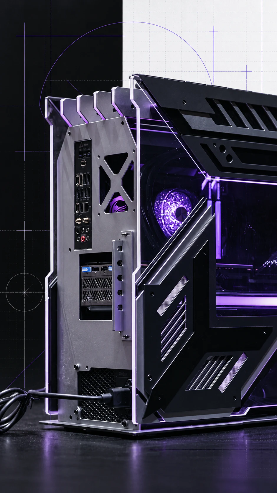 Desktop computer representing a privacy-conscious local AI system for business.